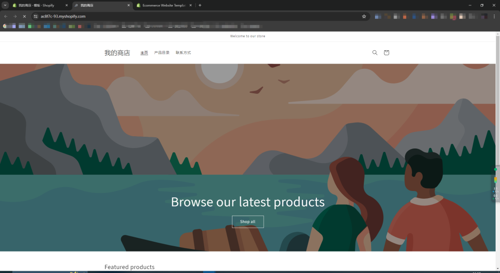 Shopify完成注册